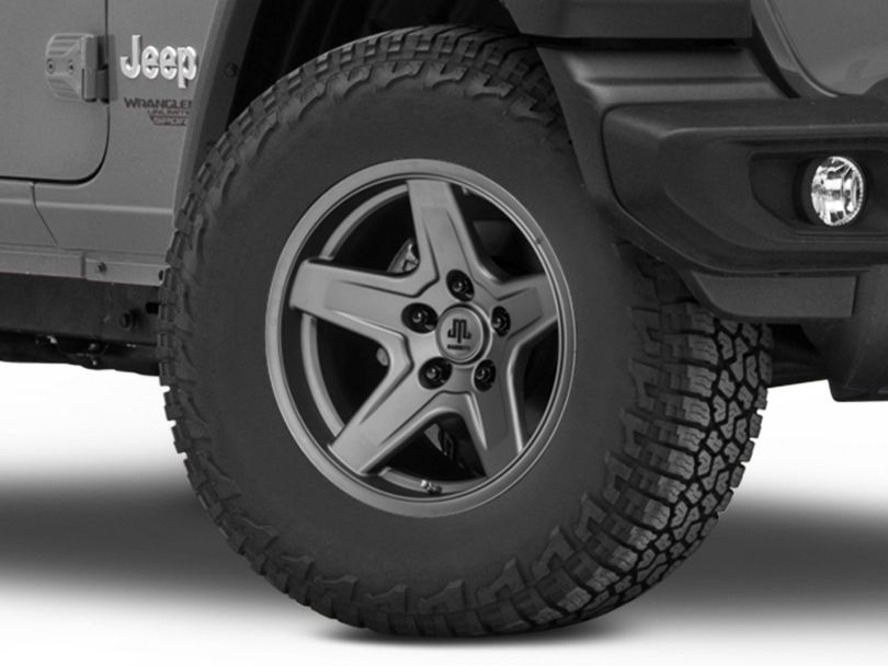 Mammoth Jeep Wrangler Boulder Charcoal Wheel 17x9 J100615JL (1820