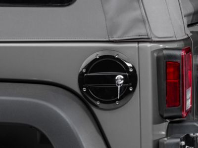 Barricade Jeep Wrangler Locking Fuel Door; Gloss Black J100726 (07-18 Jeep  Wrangler JK) - Free Shipping