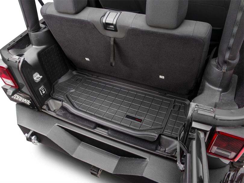 Weathertech Jeep Wrangler Cargo Liners Black 40495 (0715 Jeep
