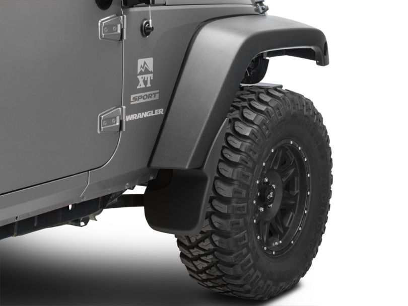 Jeep Wrangler Custom Molded Mud Guards; Front (0718 Jeep Wrangler JK)