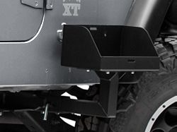 MORryde Frame Side Mount Jerry Can Holder w/ Tall Tray (87-06 Jeep Wrangler YJ & TJ)