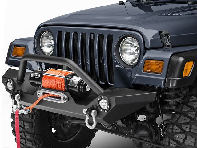 Barricade Trail Force HD Front Bumper with LED Lights (87-06 Jeep Wrangler YJ & TJ)