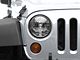 KC HiLiTES H4 Headlight Conversion Kit; Chrome Housing; Clear Lens (07-18 Jeep Wrangler JK)