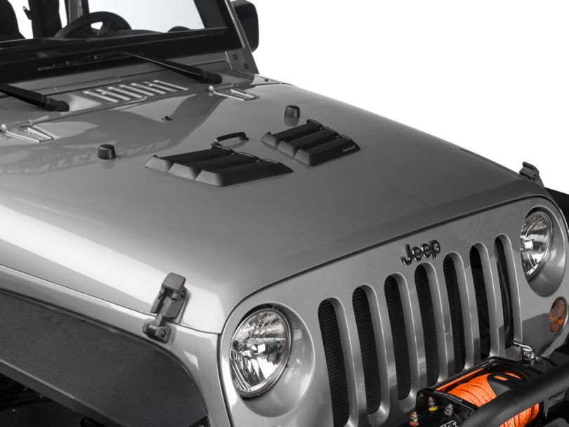 Rugged Ridge Jeep Wrangler Performance Hood Vents - Black 17759.09 (97 ...