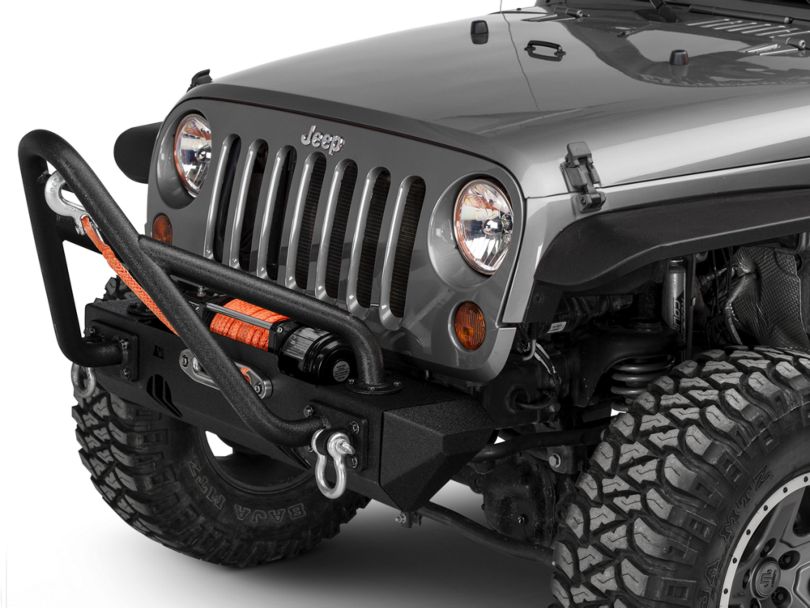 Rugged Ridge Jeep Wrangler Xhd Front Bumper Kit W  Stinger Bar & Stubby 