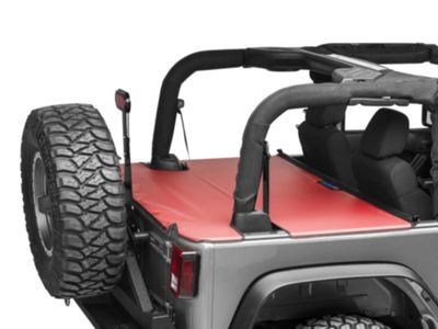 Jtopsusa Jeep Wrangler Tonneau Cover Red Jk Ton Solid Red 07 18 Jeep Wrangler Jk 2 Door