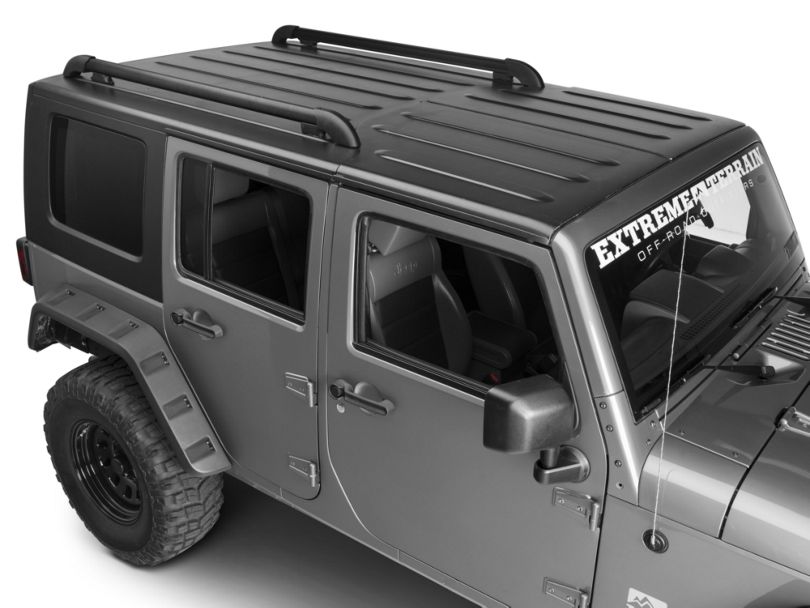 Teraflex Jeep Wrangler Nebo Roof Rack Main Rail Kit - Black 4722010 (11 ...