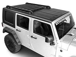 Teraflex Nebo Roof Rack Cargo Slat Kit; Black (07-18 Jeep Wrangler JK 4-Door)