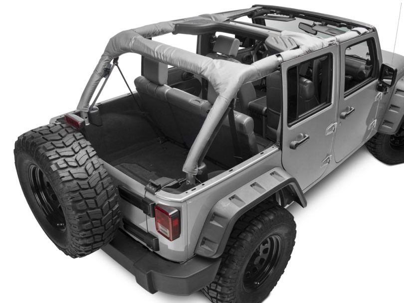 Dirty Dog 4x4 Jeep Wrangler Roll Bar Covers Gray J4RBC07GY (0718
