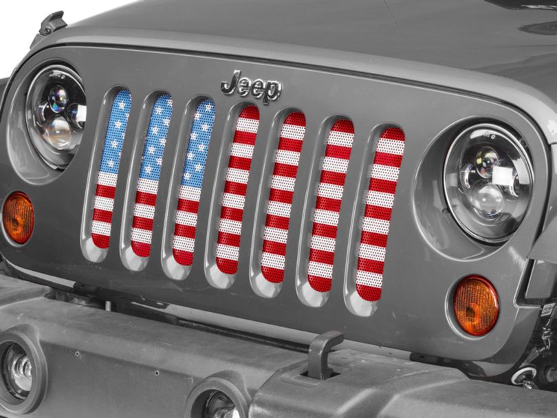 Jeep Wrangler Front Grill Inserts