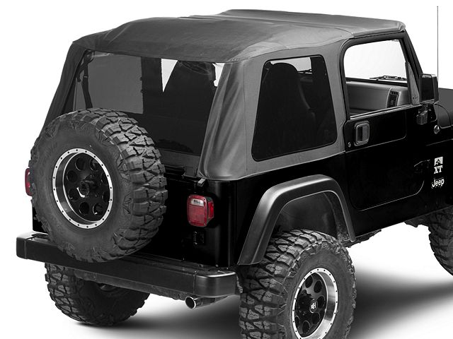 Smittybilt Bowless Combo Soft Top with Tinted Windows (97-06 Jeep Wrangler TJ, Excluding Unlimited)