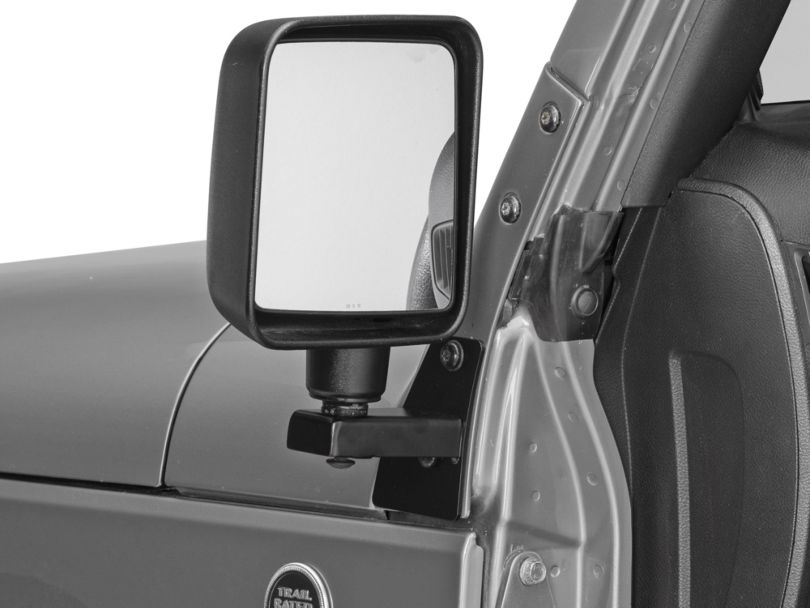 M.O.R.E. Jeep Wrangler Mirror Mounting Brackets for Door-Off ...