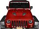 DV8 Offroad Rubicon 10th Anniversary Replica Hood; Unpainted (07-18 Jeep Wrangler JK)