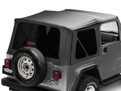 RedRock Jeep Wrangler Replacement Soft Top with Tinted Windows; Black  Diamond J108535 (97-06 Jeep Wrangler TJ, Excluding Unlimited) - Free  Shipping