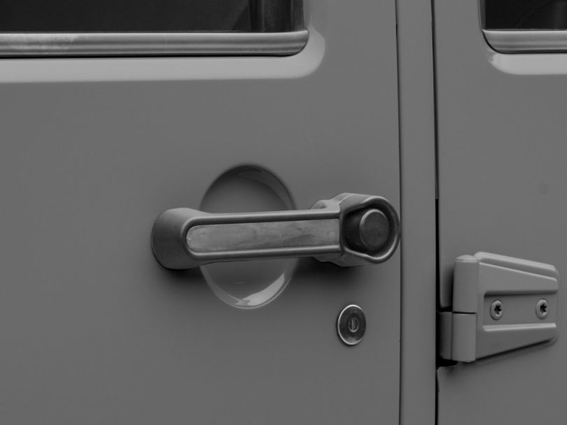 Rugged Ridge Jeep Wrangler Elite Door Handle Inserts Paintable 13311.