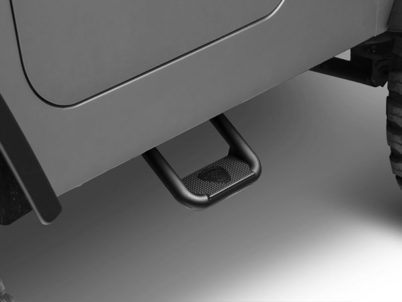 Carr Jeep Wrangler Hoop II Steps Black 102551 (9706 Jeep Wrangler TJ)