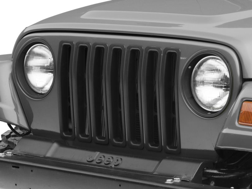 Jeep Wrangler Grille Inserts - Black (97-06 Jeep Wrangler TJ)