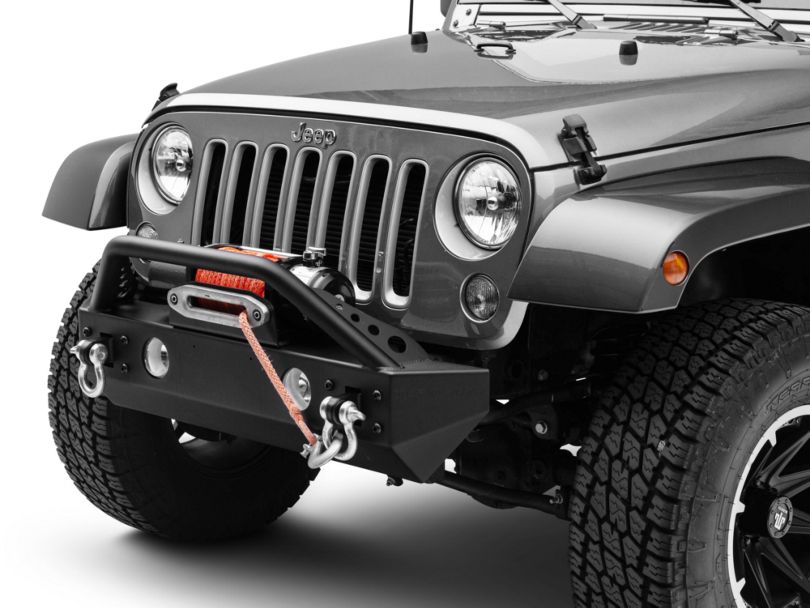 Teraflex Jeep Wrangler Front Explorer Bumper w/ Hoop Kit 4653170 (0718