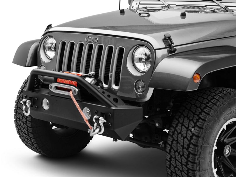 Teraflex Jeep Wrangler Front Explorer Bumper w/ Hoop Kit 4653170 (07-18 ...