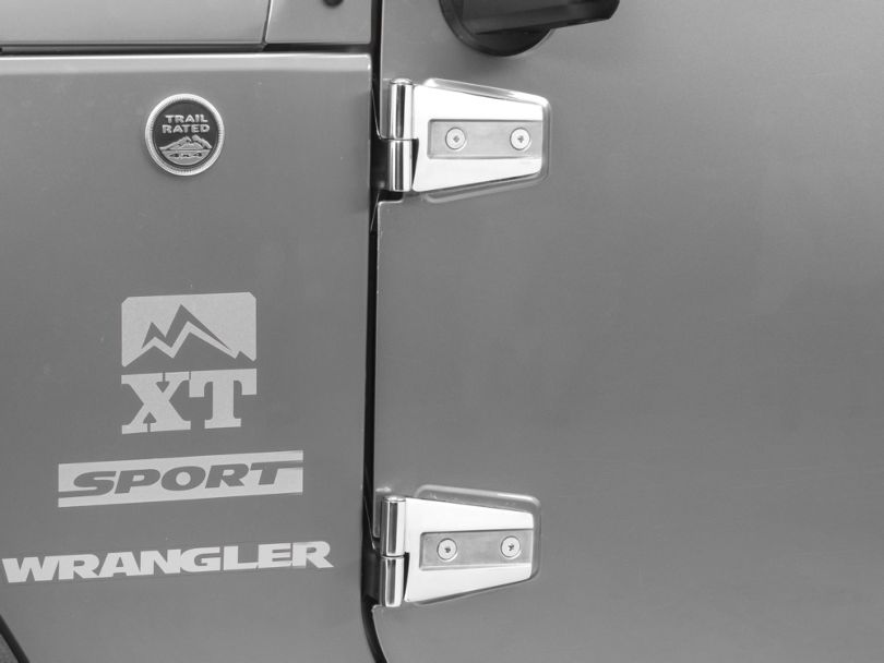 Rugged Ridge Jeep Wrangler Stainless Steel Door Hinge Kit 11111.20 (07
