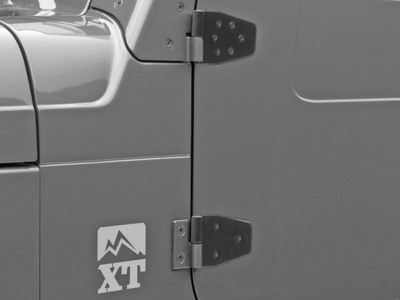 Rugged Ridge Jeep Wrangler Door Hinge Set for Half Doors 11202.01 (8706 Jeep Wrangler YJ & TJ)