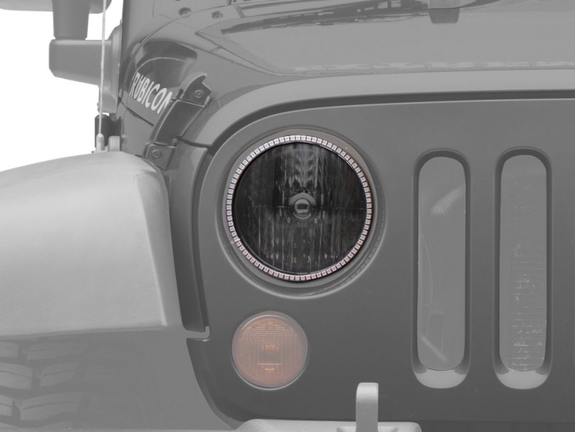 Oracle Jeep Wrangler LED Headlight Halo Conversion Kit J119461 (0716