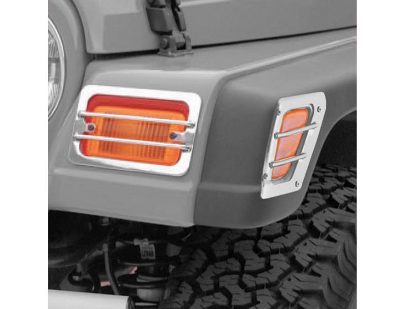 Rugged Ridge Jeep Wrangler Front Side Marker & Turn Signal Euro Guard