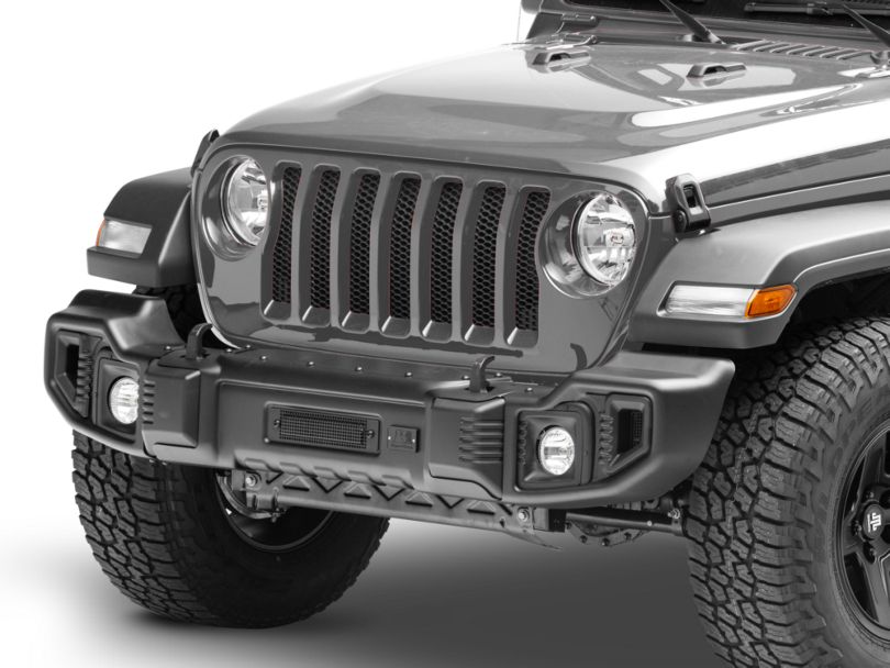 Rugged Ridge Jeep Wrangler Spartacus Front Bumper - Satin Black 11544. ...