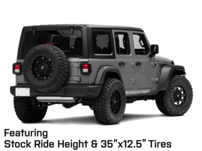 Fuel Wheels Jeep Wrangler Hostage Matte Black Wheel; 17x9 D53117900545  (18-23 Jeep Wrangler JL) - Free Shipping