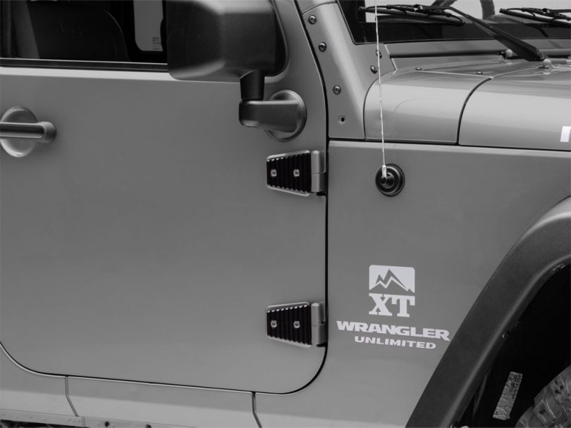 DV8 Offroad Jeep Wrangler Door Hinge Covers DJP190032 (0718 Jeep