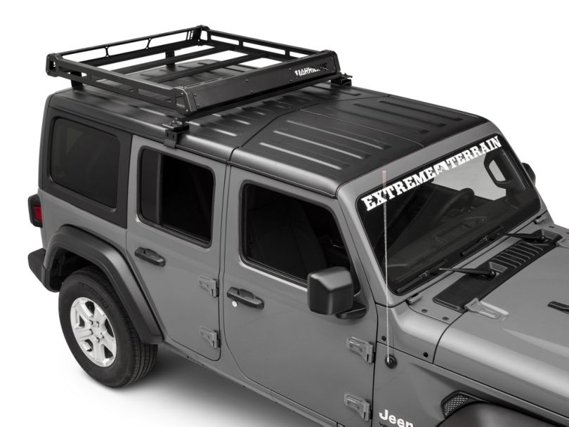 Barricade Jeep Wrangler Removable Hard Top Roof Basket for OEM Hard Top