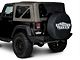 Rugged Ridge Non-Locking Fuel Door Cover; Black (07-18 Jeep Wrangler JK)