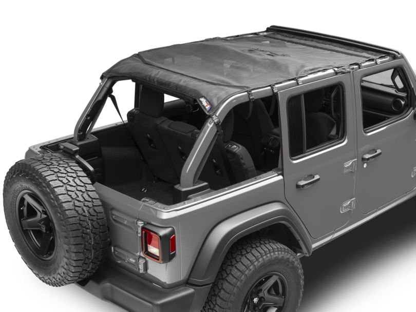 Jeep Wrangler Rain Cover Sunshade Mesh Top Cover For Jeep Wrangler JL 4-Door 2018-2024 – Front & Rear UV Protection Jeep Wrangler Rubicon Accessories - Foto 9