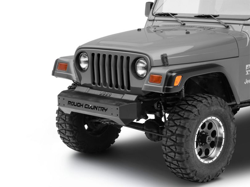 Rough Country Jeep Wrangler Stubby Front Bumper 1011 (8706 Jeep
