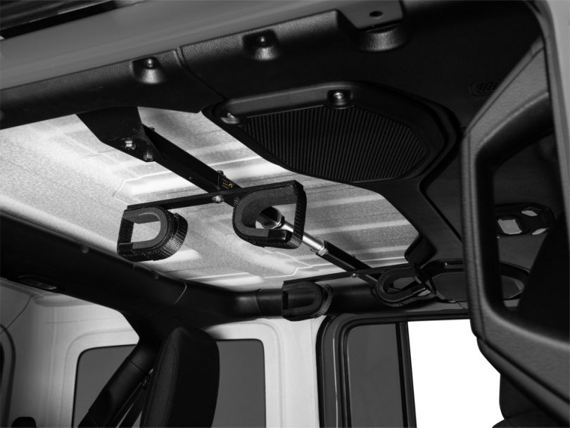 Jeep Wrangler CenterLok Overhead Gun Rack; Holds 2 Guns (8720 Jeep
