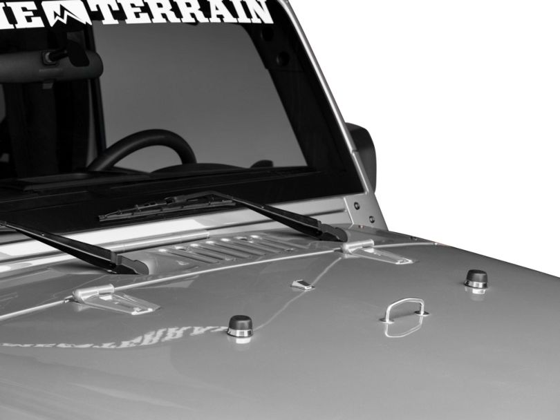 Rugged Ridge Jeep Wrangler Windshield Tie Down Kit Stainless Steel