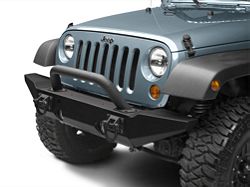 Rugged Ridge Over-Rider Hoop for Rugged Ridge XHD Front Bumpers Only; Textured Black 