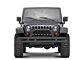 RedRock Tubular Front Bumper; Textured Black (07-18 Jeep Wrangler JK)