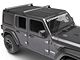 Rhino-Rack Heavy Duty RL110 2 Bar Roof Rack; Silver (18-24 Jeep Wrangler JL 4-Door)
