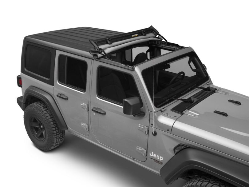 Bestop Jeep Wrangler Sunrider for Factory Hard Tops Black Diamond 5245235 (1820 Jeep