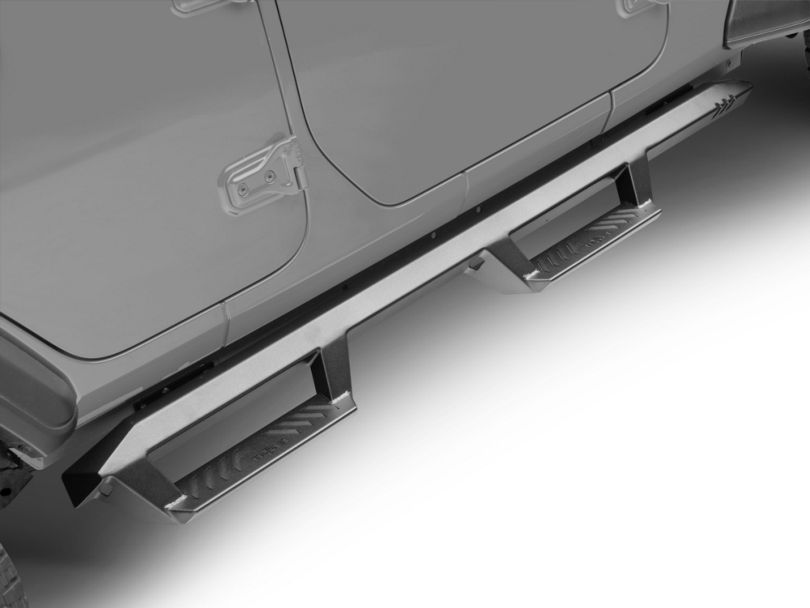 N Fab Jeep Wrangler EpYx Cab Length Nerf Side Step Bars Textured