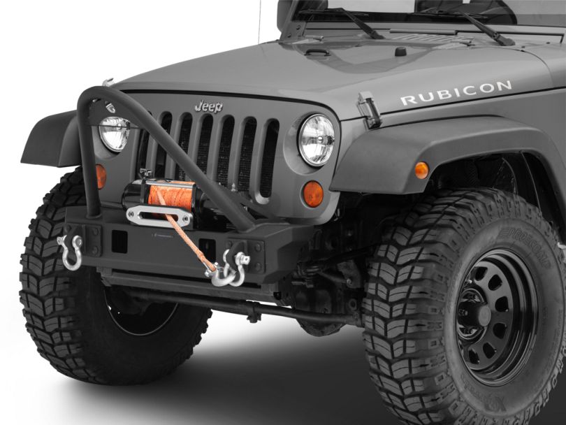 Hammerhead Jeep Wrangler Minimalist Stubby Stinger Front Bumper w/ Fog ...