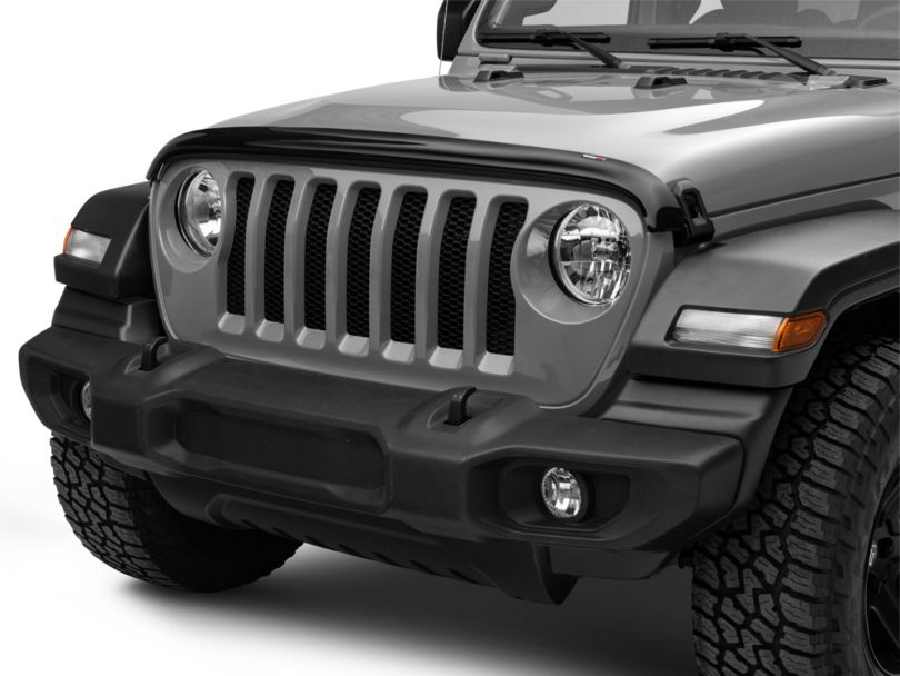 Weathertech Jeep Wrangler Stone & Bug Deflector Dark Smoke 50273 (18