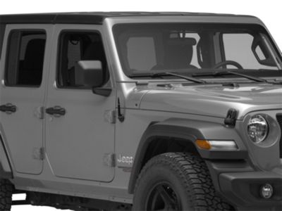 Jeep Wrangler 50 Cal Bullet Antenna Black 07 21 Jeep Wrangler Jk Jl