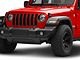 RedRock Headlight Trim and Grille Insert Kit; Matte Black (18-23 Jeep Wrangler JL Sport w/o TrailCam)