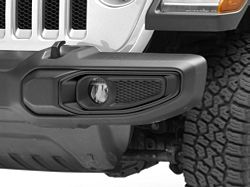 Front Bumper End Applique; Driver Side (18-24 Jeep Wrangler JL, Excluding 4xe)