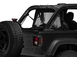 Windbreaker; Black Diamond (18-24 Jeep Wrangler JL 4-Door)