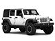 Deegan 38 Rock Sliders; Textured Black (07-18 Jeep Wrangler JK 4-Door)
