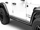 Go Rhino Frame Mounted Steel Rock Sliders; Textured Black (18-24 Jeep Wrangler JL 4-Door)