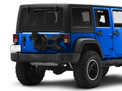 Rough Country HD Hinged Spare Tire Carrier Kit (07-18 Jeep Wrangler JK)